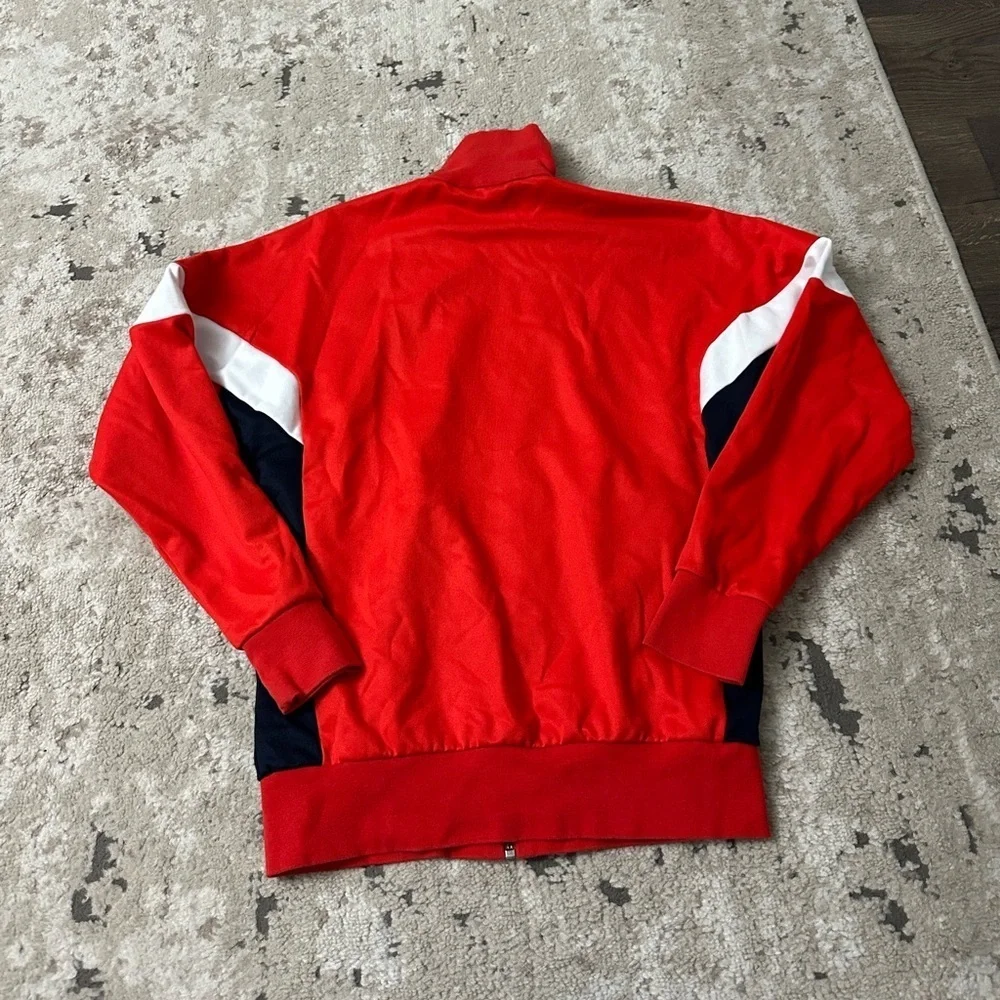 Adidas Original Beckenbauer Track Jacket Superstar Red White Blue Athletic Med